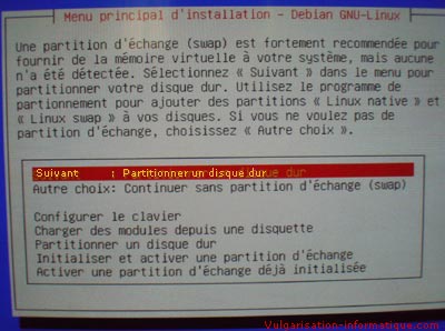Partitionner un disque dur pour installer linux