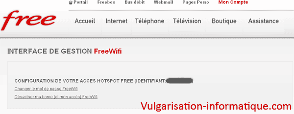 comment arreter la wifi sur free