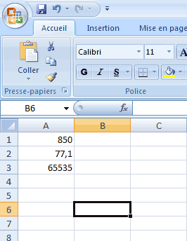 Excel 2007 - bug corrigé
