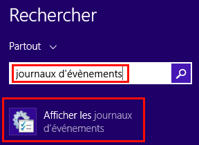 Journaux d'évènements