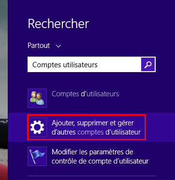 Comptes utilisateurs