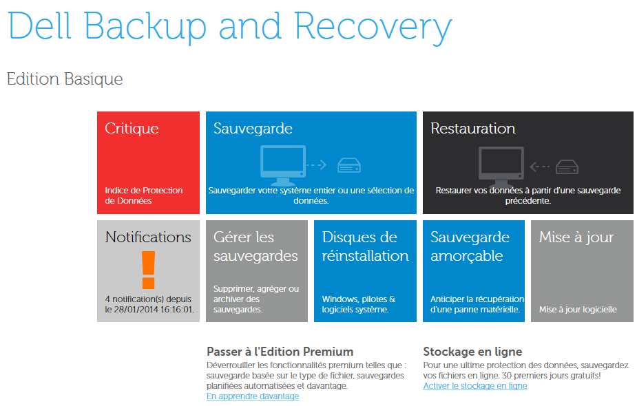 Dell backup and recovery