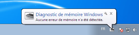 notification de fin de test