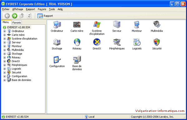 Apercu de votre configuration - Everest