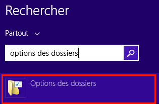 Options des dossiers