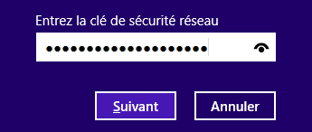 Mot de passe Wifi