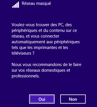 Découverte de périphériques et contenu partagé automatiquement