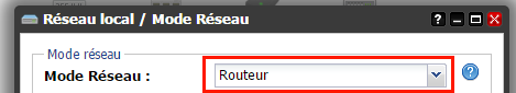 Mode routeur