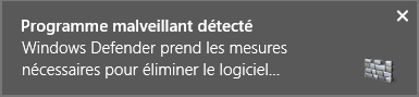 Virus détecté