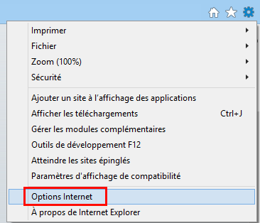 Options IE