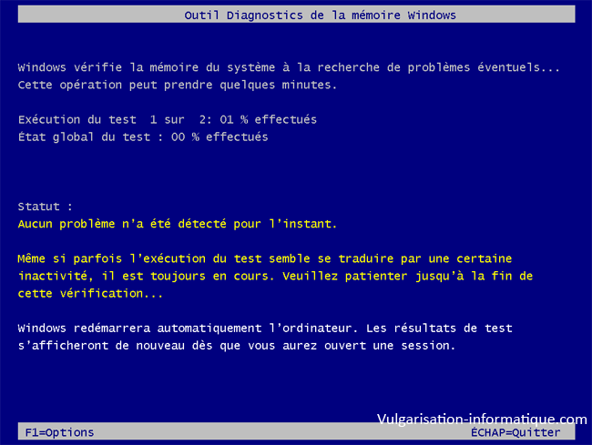 Diagnostic de la mémoire